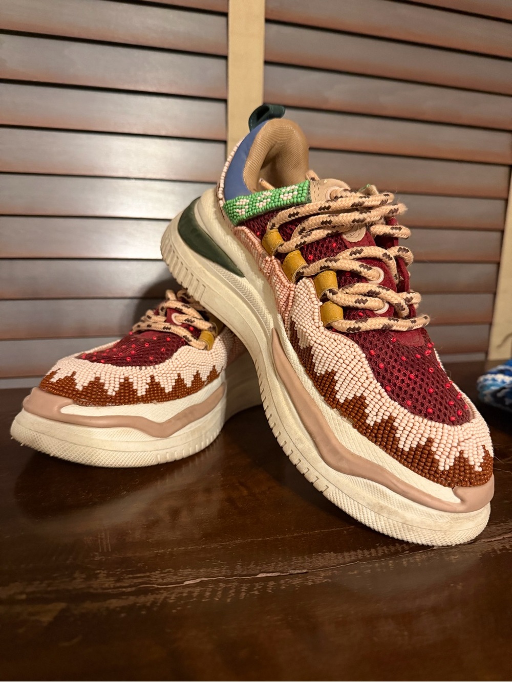 Farm Rio Beaded Chunky Sneakers